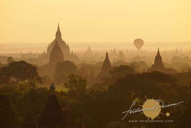 Old Bagan in the morning