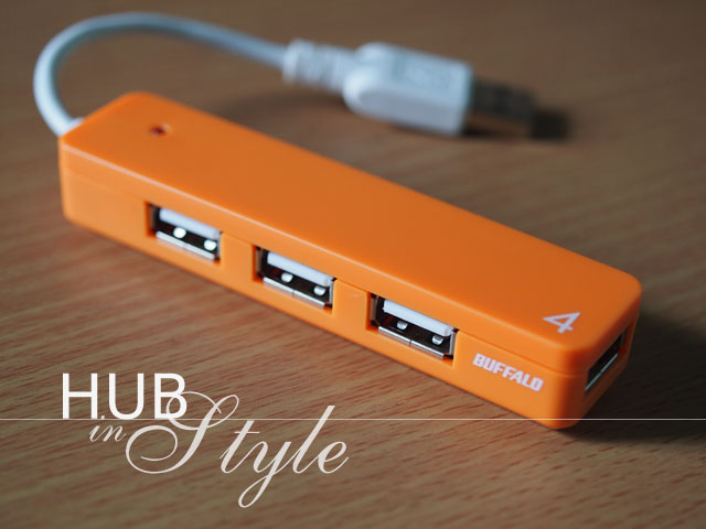 Buffalo 4-Port Stick Colors: USB Hub in Style