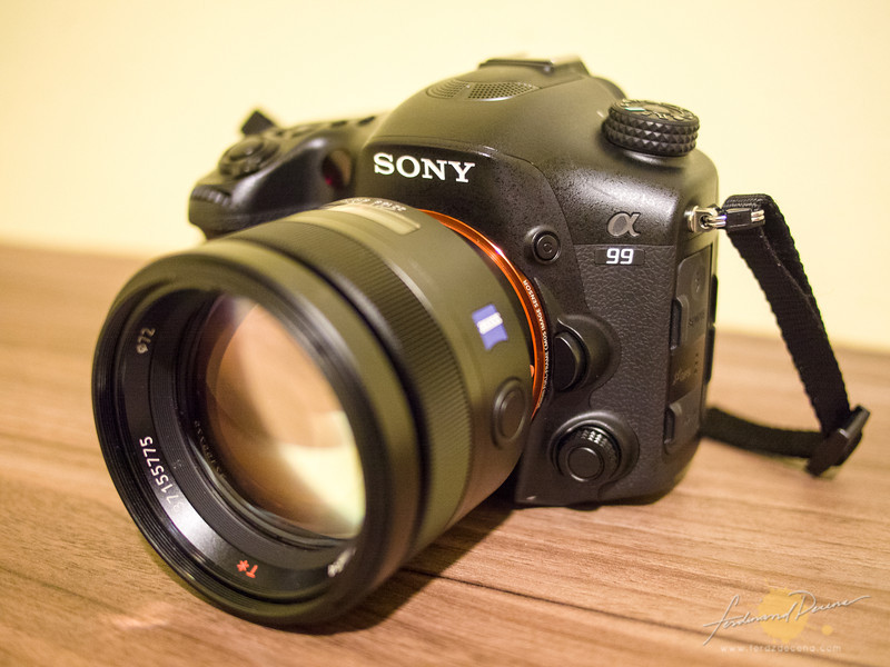 The Sony Alpha SLT-A99 full frame camera
