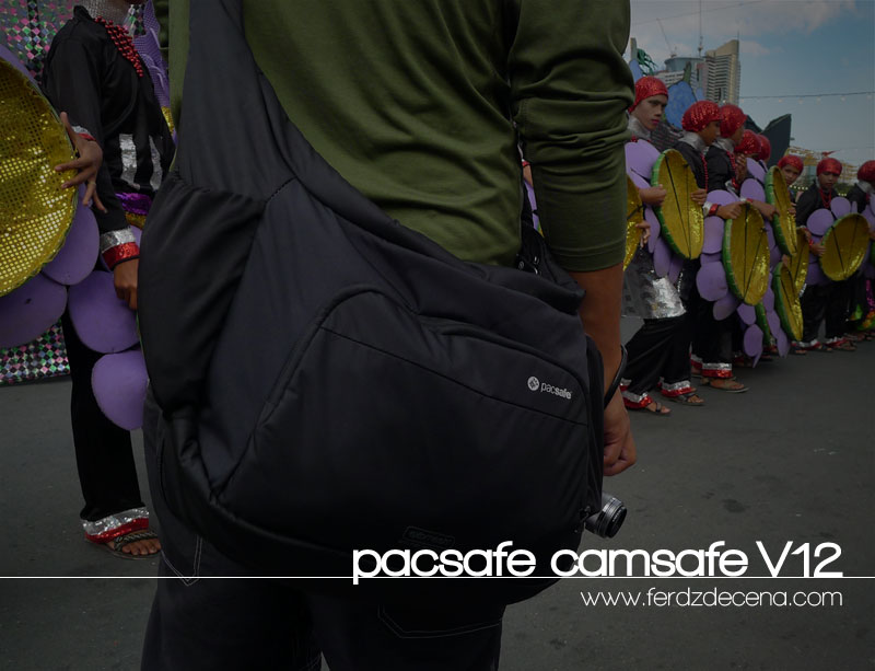 On the field with the Pacsafe Camsafe Venture V12