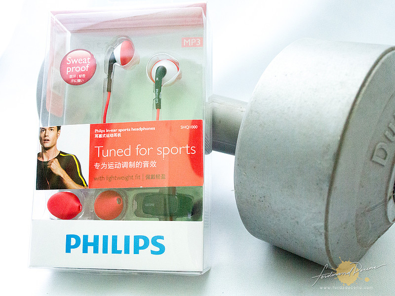 The Philips ActionFit Sweatproof In-Ear headphones. Tuned for Sports