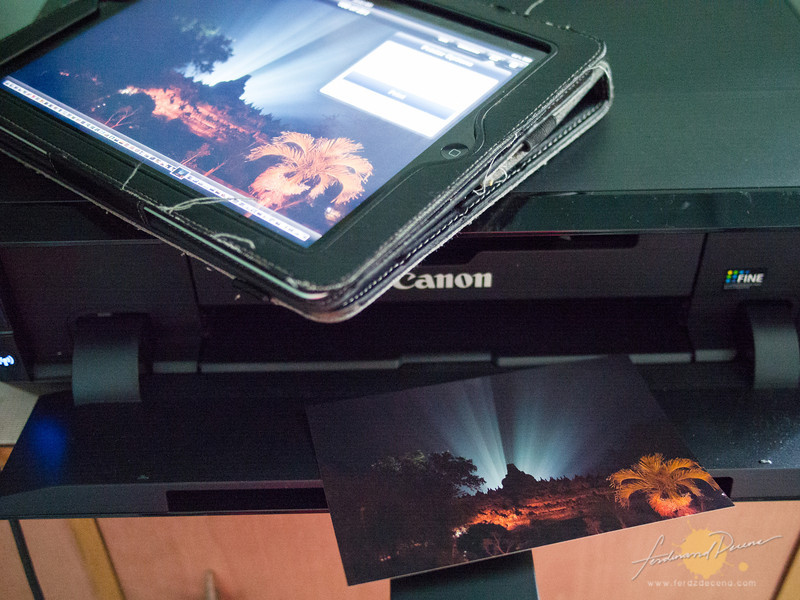Printing from an iPad using the Canon Pixma Ip7270