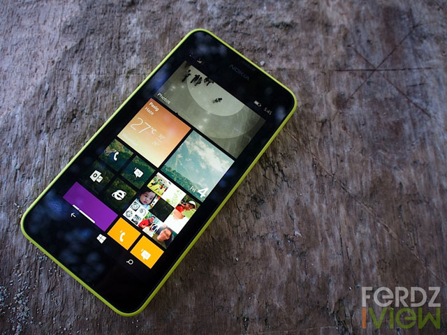 The Nokia Lumia 630 Dual Sim