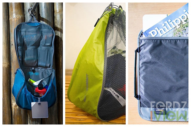 Sea to Summit | Travelling Light: Toiletry Bag, Laundry Bag and Document Pouch