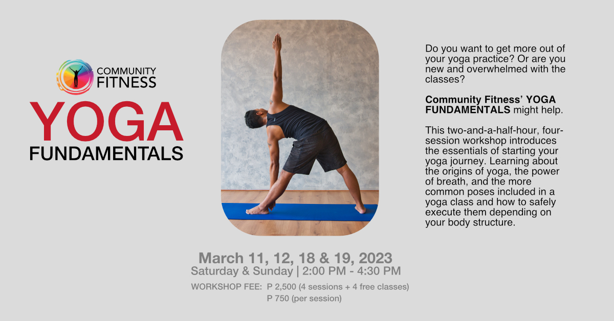 Yoga Fundamentals Workshop in Pasig March 2023